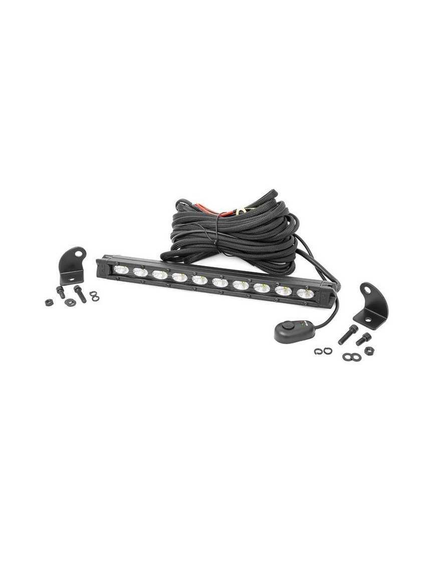 Listwa LED 10" slim flood Rough Country Black Series Listwa LED 10" slim flood Rough Country Black Series