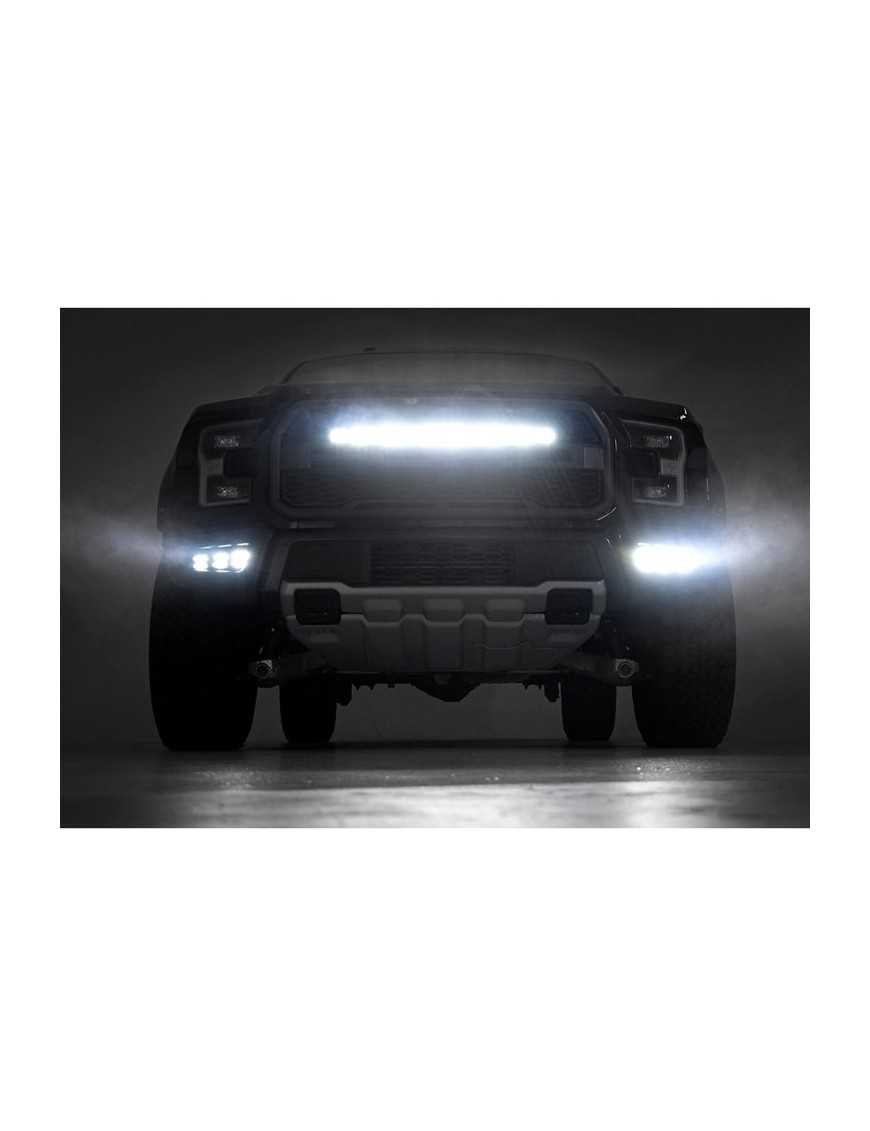 Listwa LED 30" pojedyncza zakrzywiona white DRL spot do grilla przód Rough Country Black Series