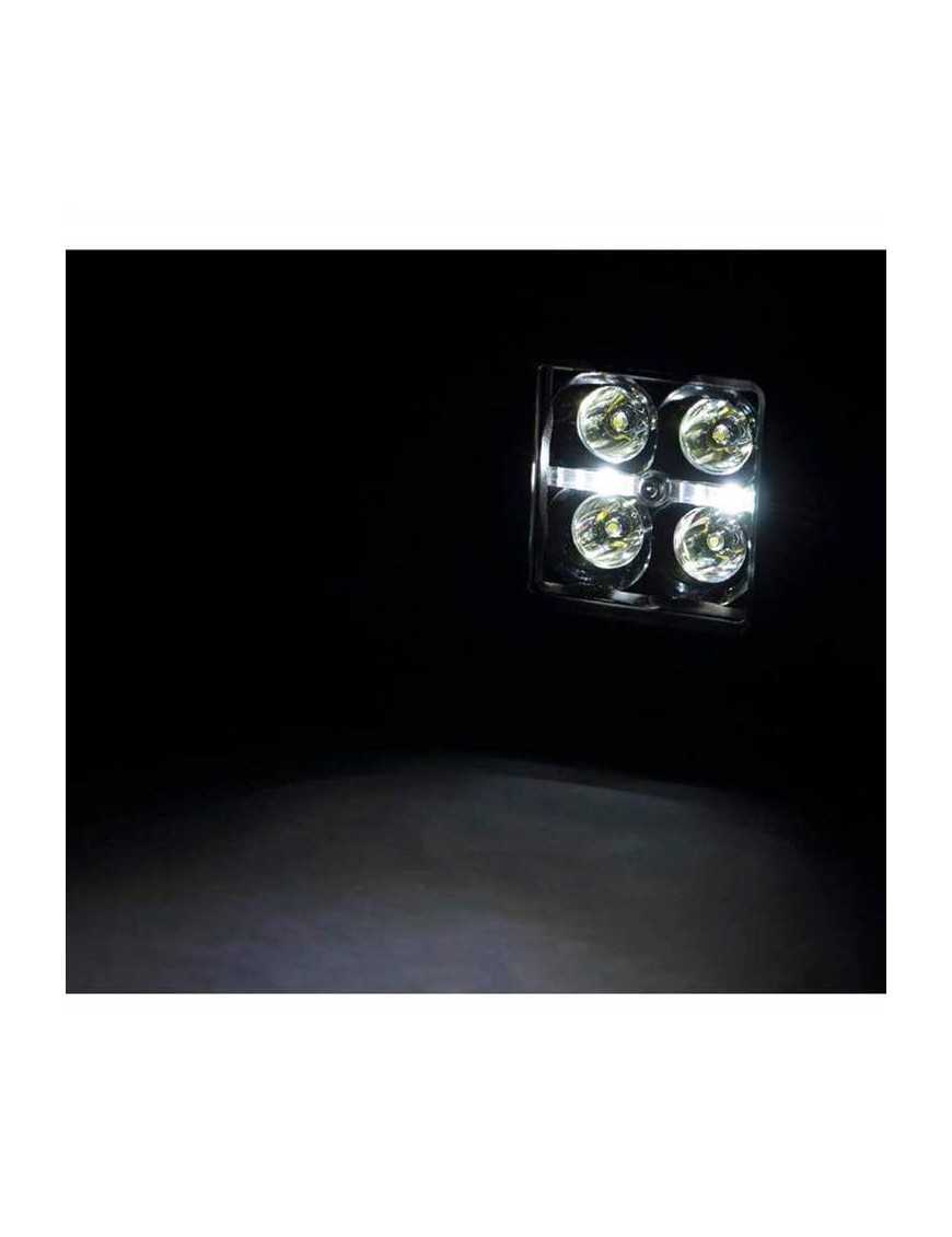 Lampy LED 2" Cool White DRL z mocowaniem Rough Country Black Series