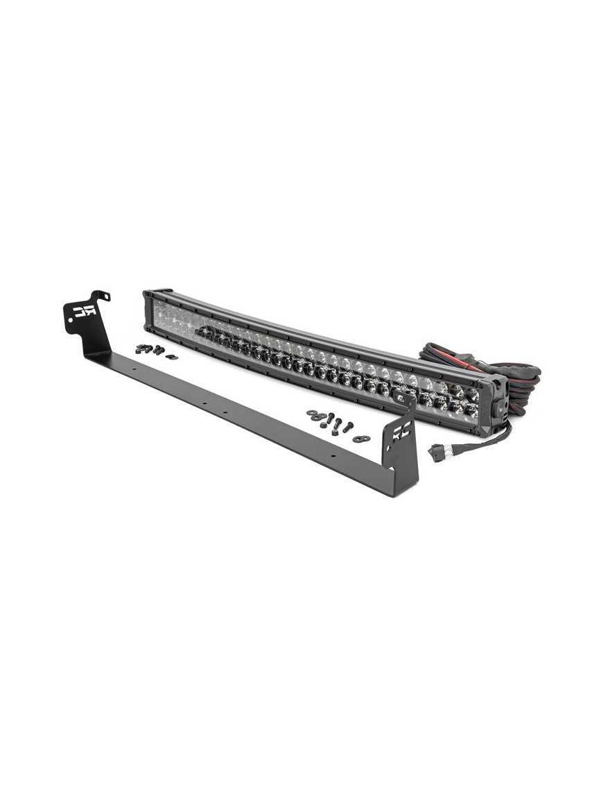 Listwa LED z mocowaniem na zderzak 30" Amber DRL Black Series Rough Country Listwa LED z mocowaniem na zderzak 30" Amber DRL Black Series Rough Country