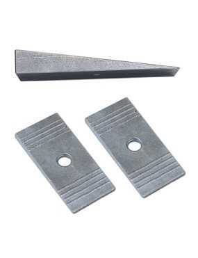 Podkładki pod resory 2,5" kąt 4 stopnie aluminiowe Rubicon Express