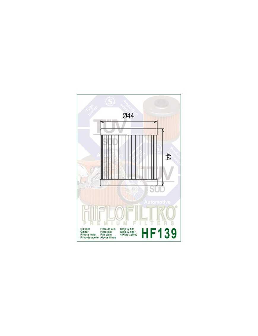 Filtr Oleju DR-Z400 HF139
