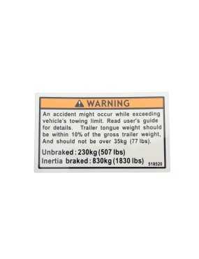 LABEL,TOWING CAPACITY