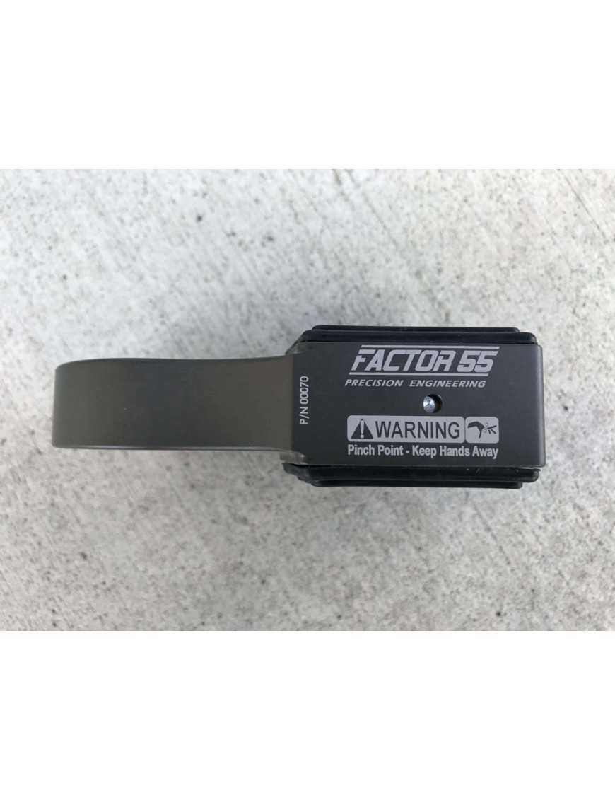 Flatlink XTV (ATV, UTV) uchwyt szeklowy liny wyciągarki 3 punktowy Factor55 00070-04 - czarny