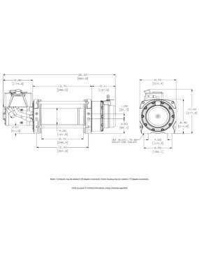 Wycigarka elektryczna - WARN Series 12-S Pro - 12V DC (ucig: 5443 kg)