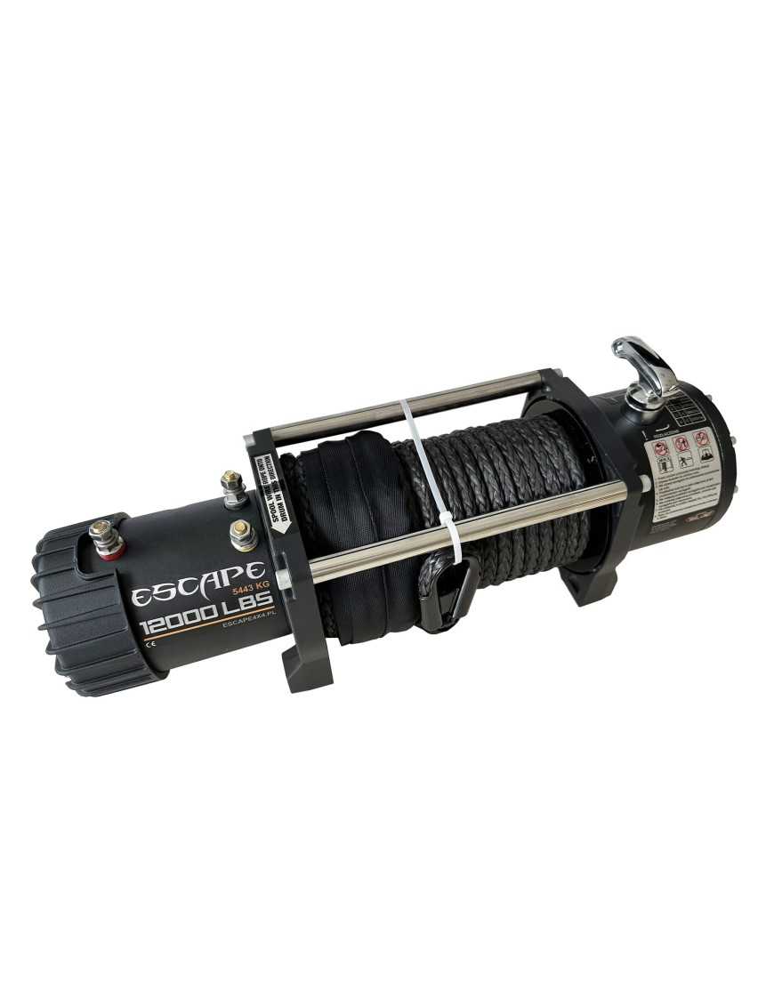 Winch Escape 12000ES 12000 lbs [5443 kg] with gray synthetic rope