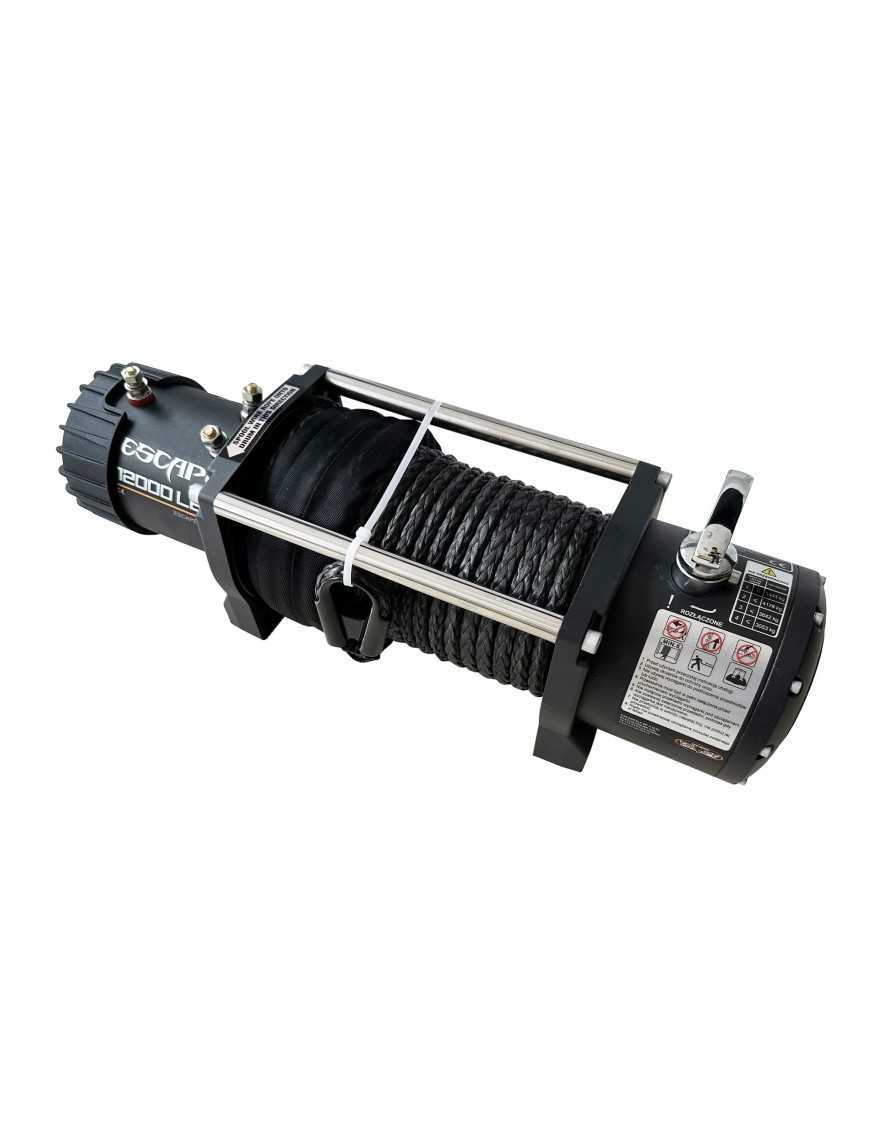 Winch Escape 12000ES 12000 lbs [5443 kg] with gray synthetic rope
