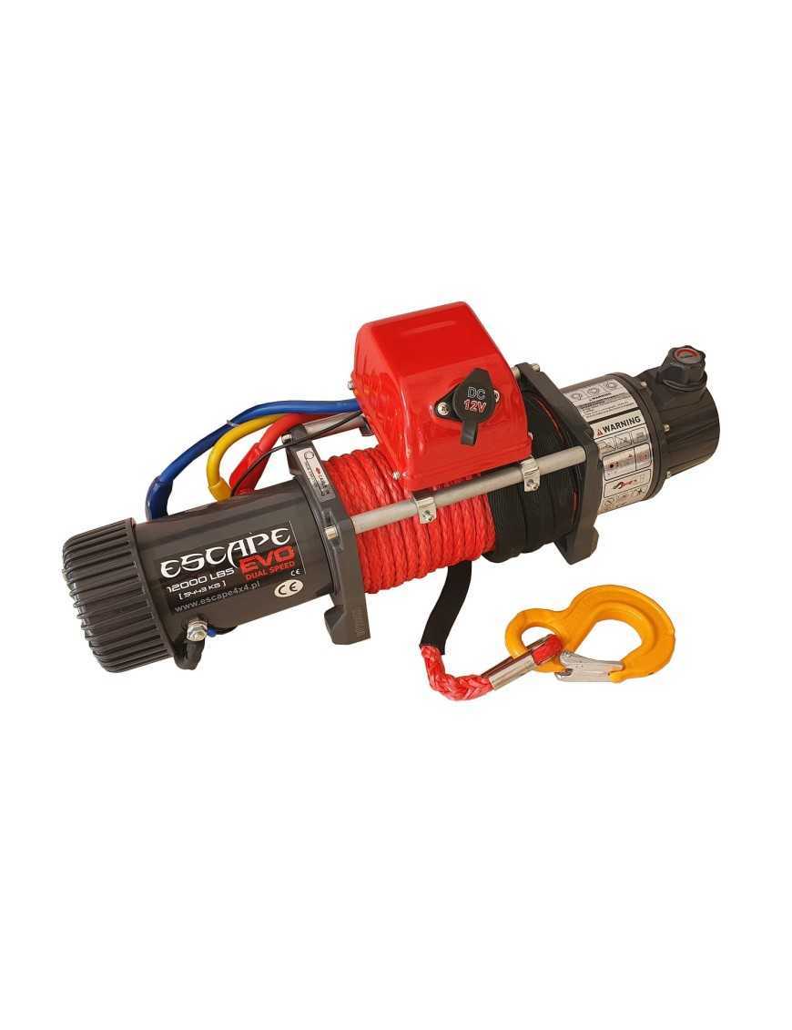 Winch Escape EVO 12000 lbs [5443 kg] Dual Speed with Synthetic Rope