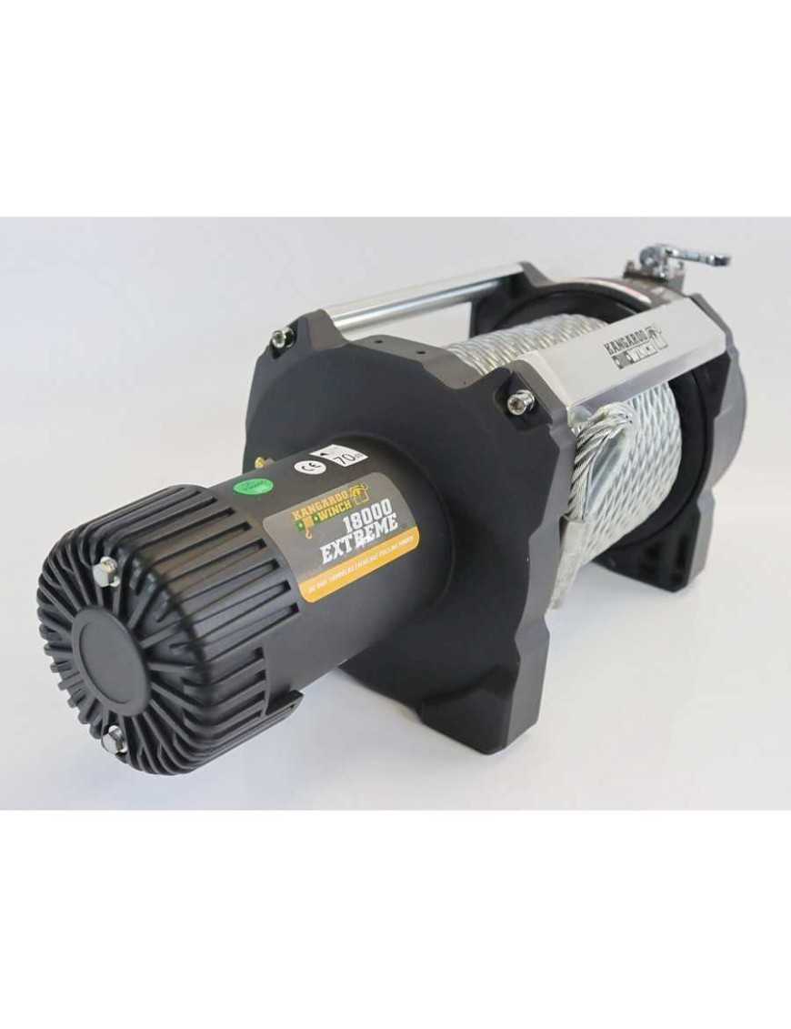 Winch Kangaroowinch K18000 Extreme 24V with steel cable