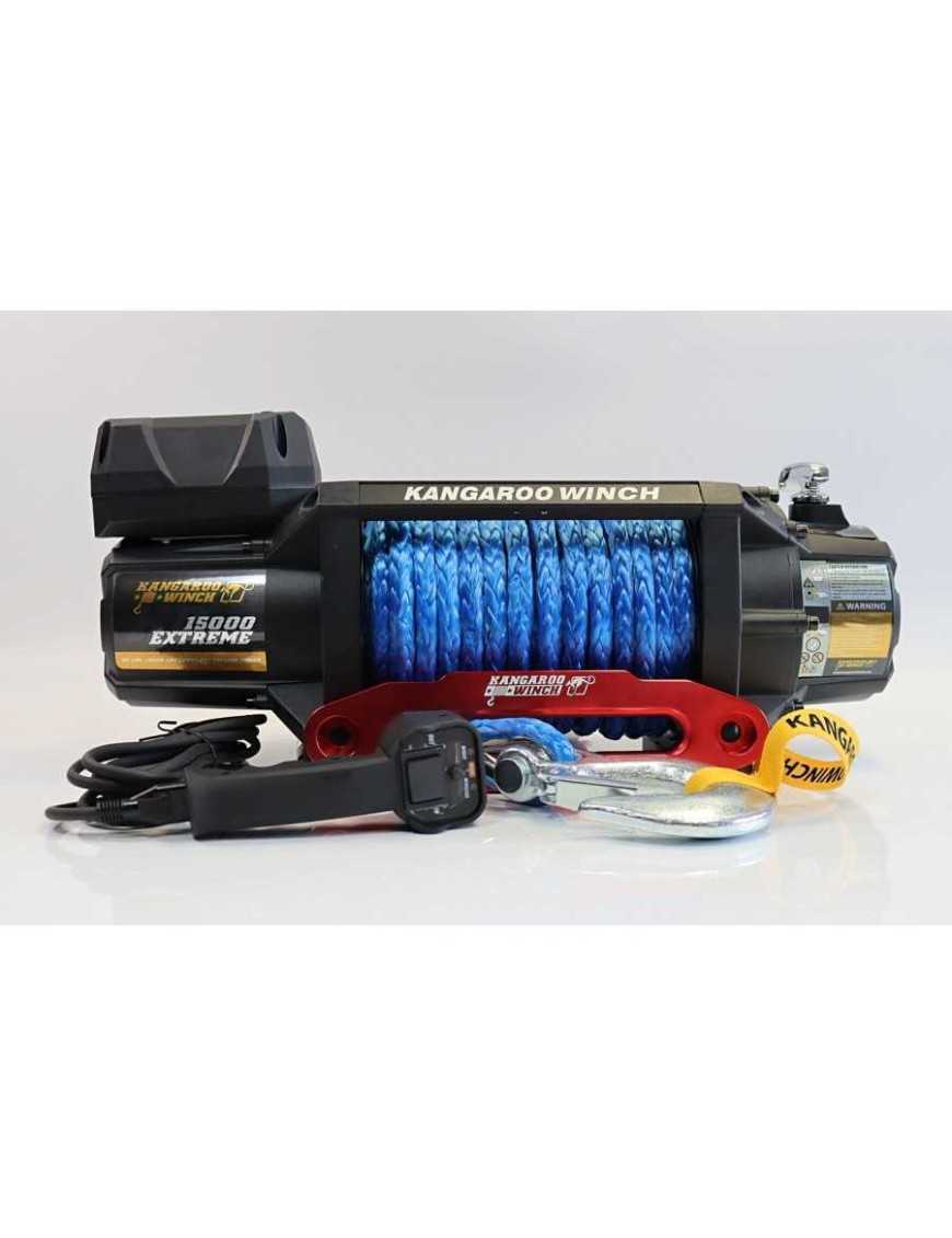 Kangaroowinch K15000 Extreme 12V Winch with Synthetic Rope