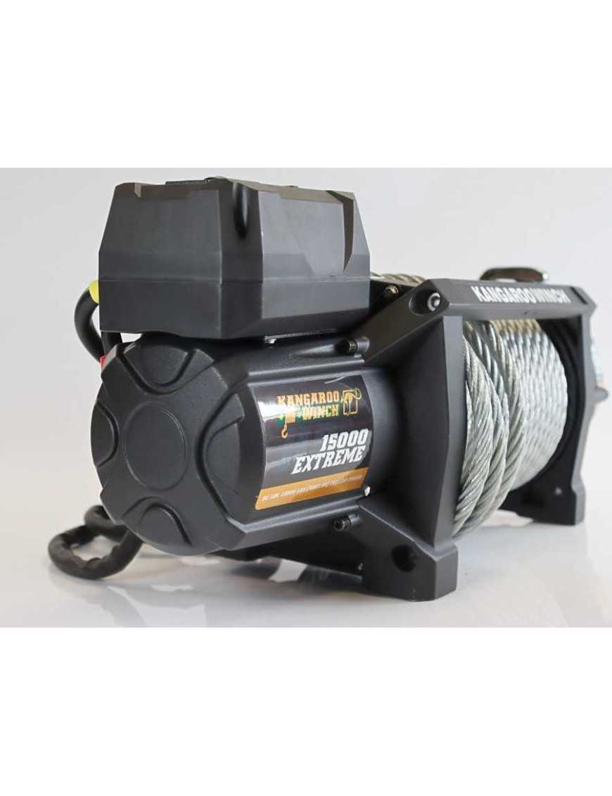 Kangaroowinch K15000 Extreme 12V Winch With Steel Cable