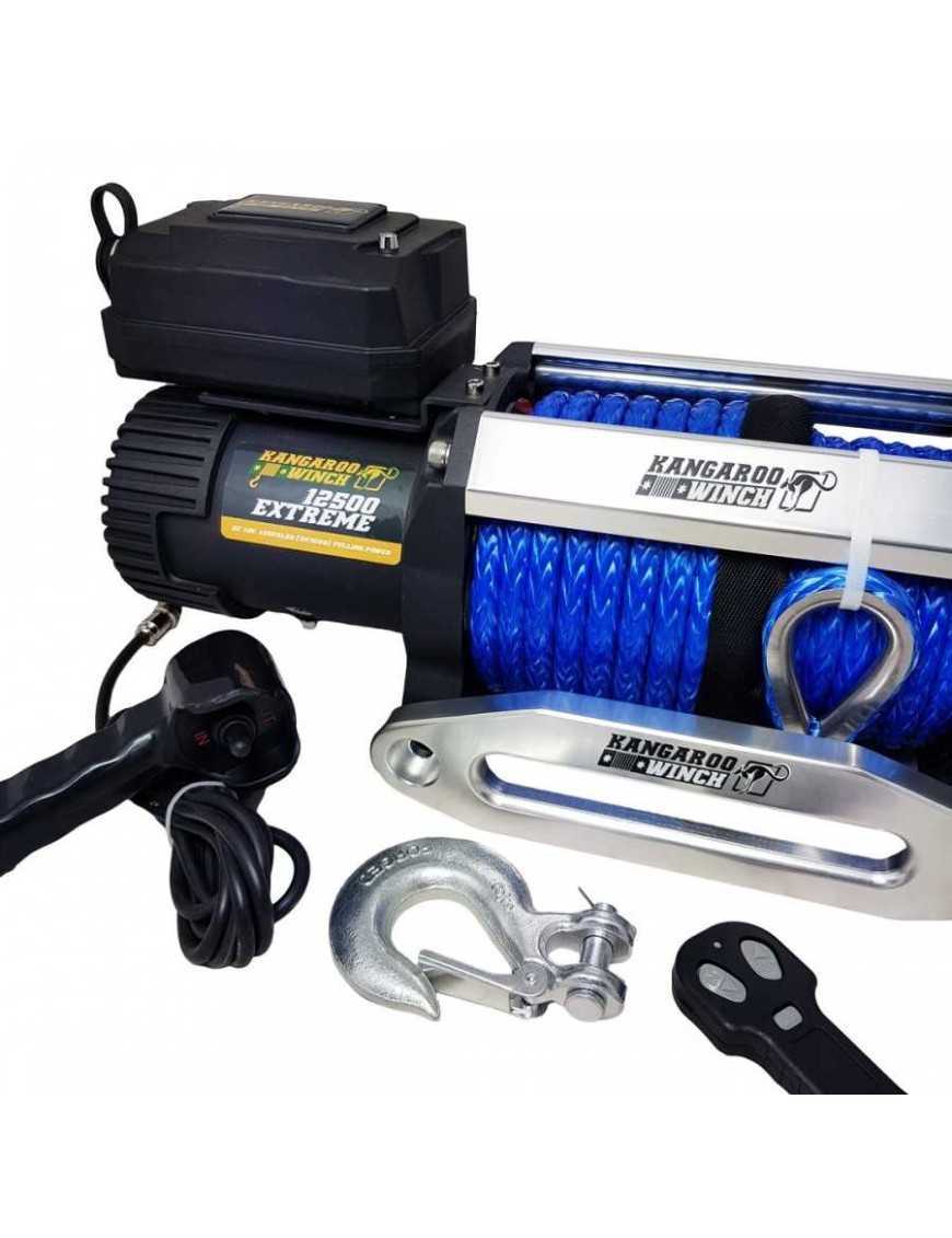 Kangaroowinch K12500 Extreme 12V Winch With Synthetic Rope