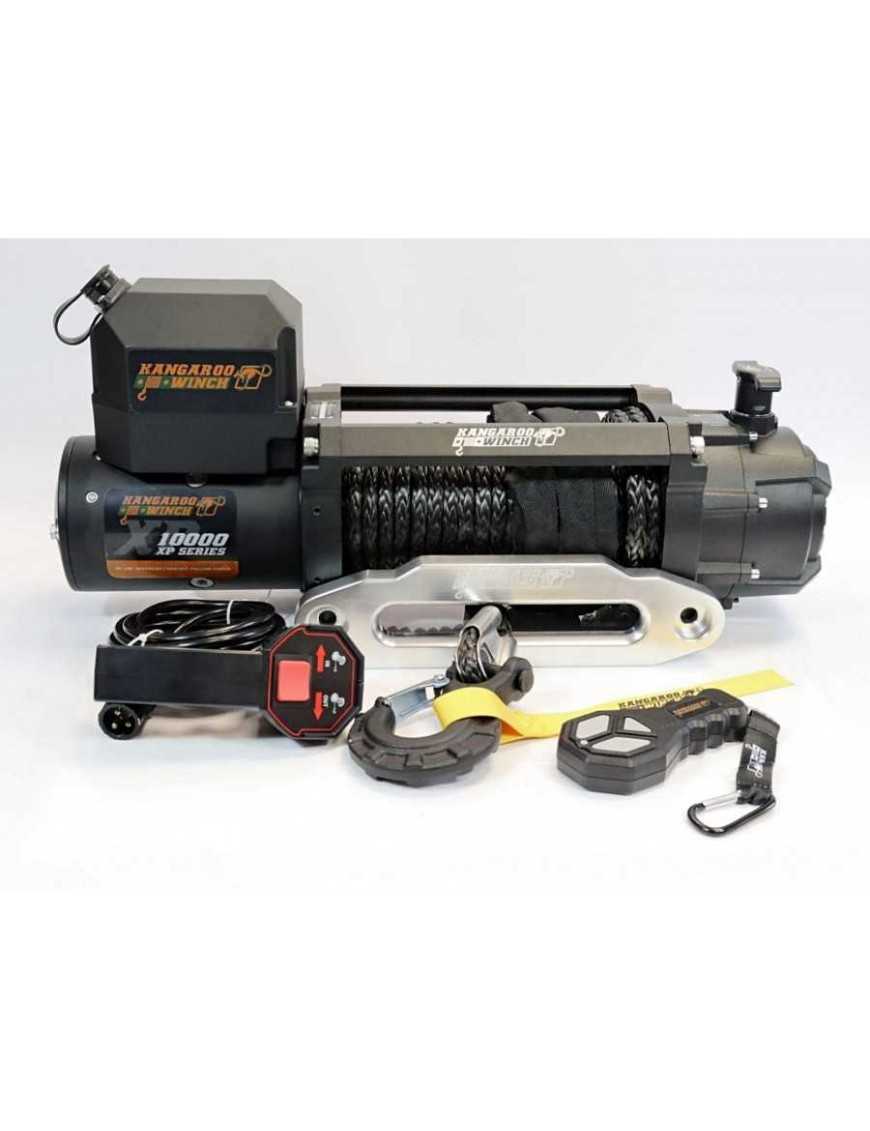 Kangaroowinch K10000 XP 12V Winch with Synthetic Rope