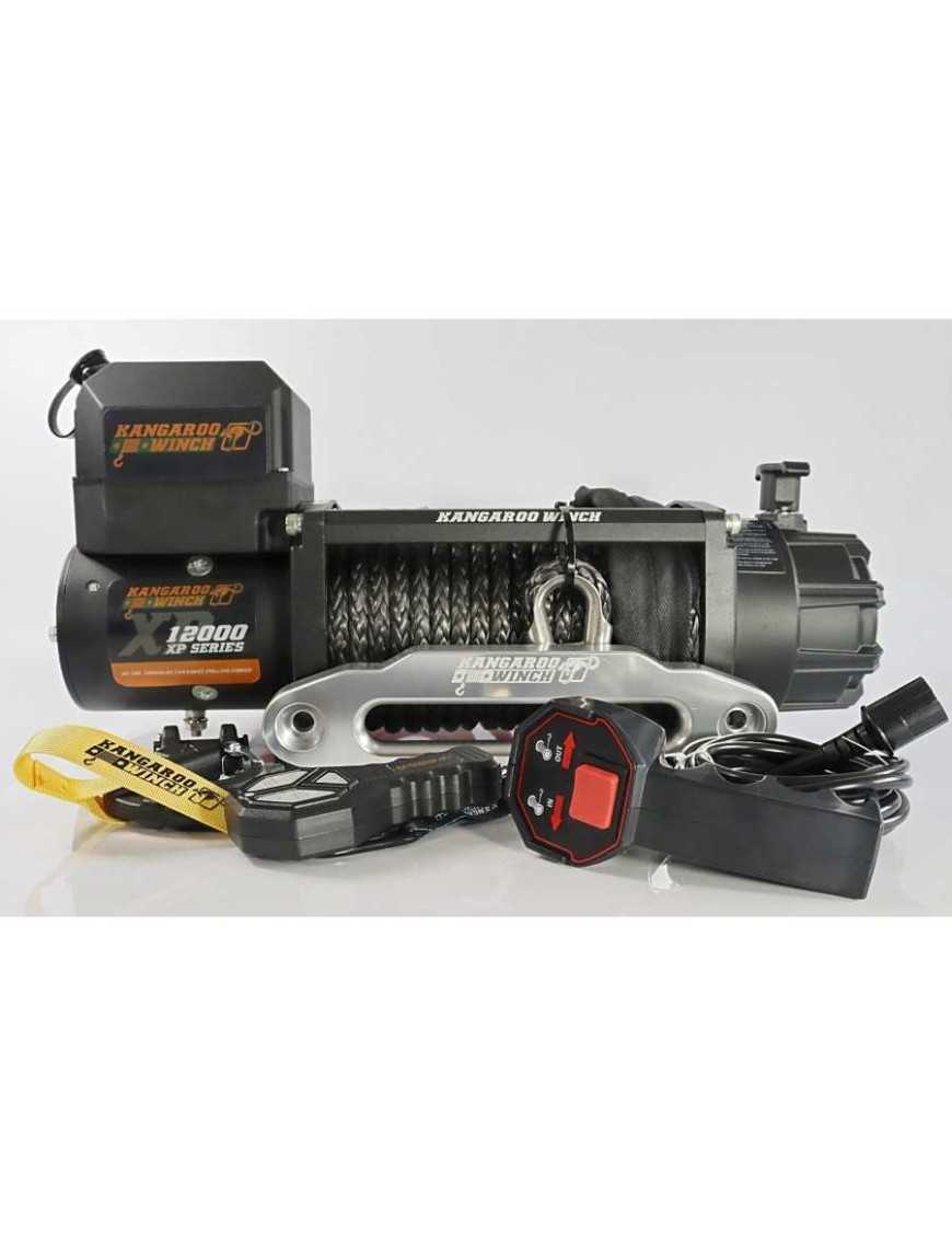 Kangaroowinch K12000 XP 12V Winch With Synthetic Rope