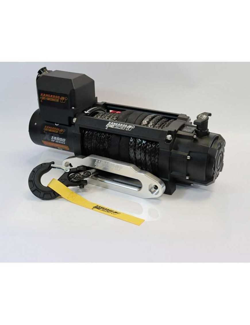 Kangaroowinch K14000 XP 12V Winch with Synthetic Rope