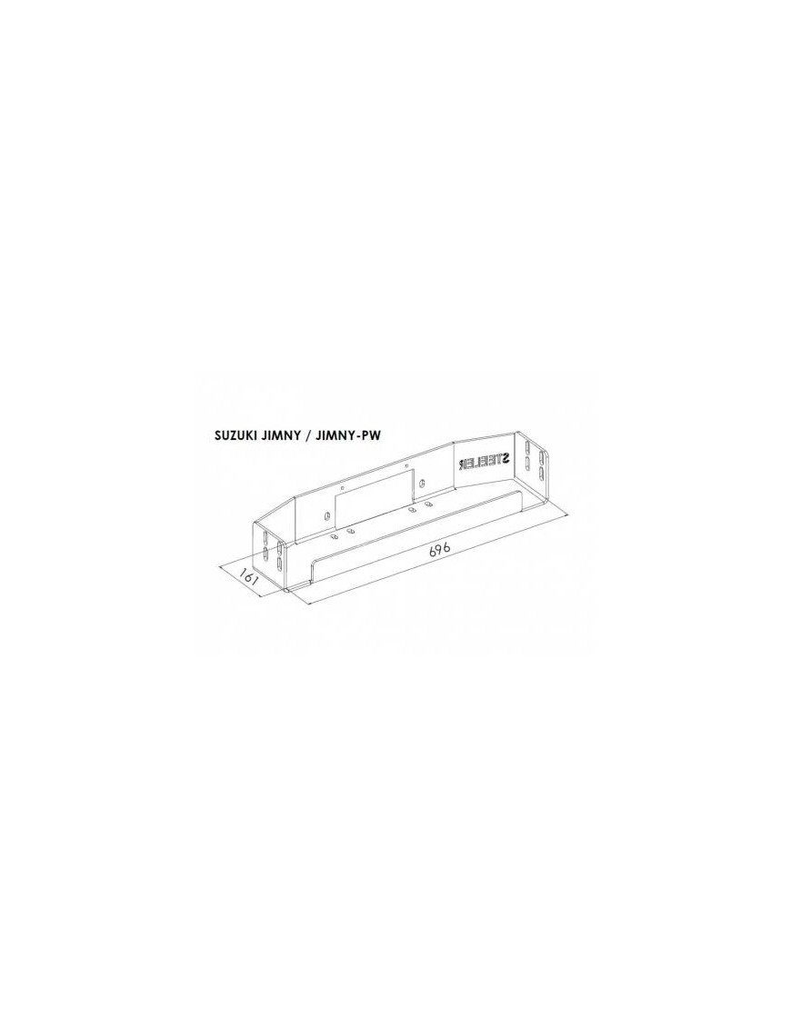 Winch Mounting Plate - Suzuki Jimny (2005 - 2012) Winch Mounting Plate - Suzuki Jimny (2005 - 2012)