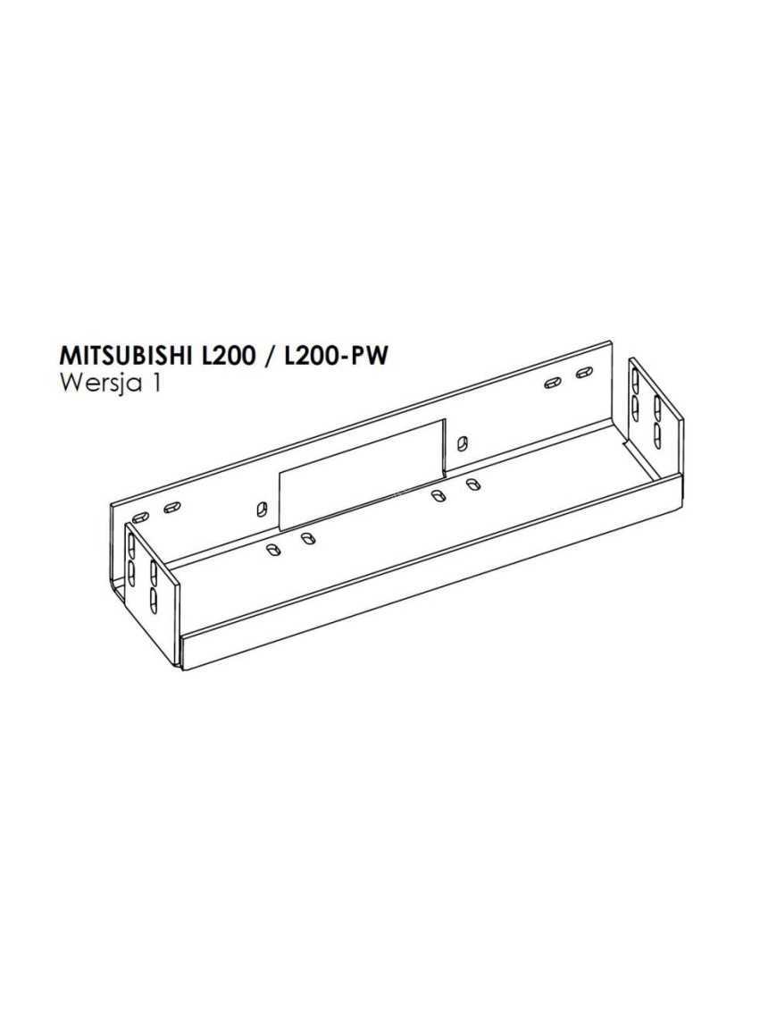 Winch Mounting Plate - Mitsubishi L200 (2006 - 2009 - 2015) Winch Mounting Plate - Mitsubishi L200 (2006 - 2009 - 2015)