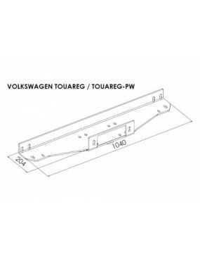 Mounting plate for winch -...