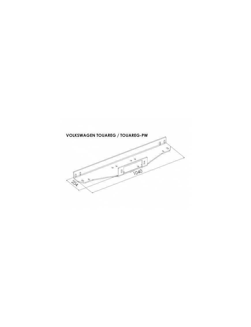 Mounting plate for winch - Volkswagen Touareg (2010 -) Mounting plate for winch - Volkswagen Touareg (2010 -)