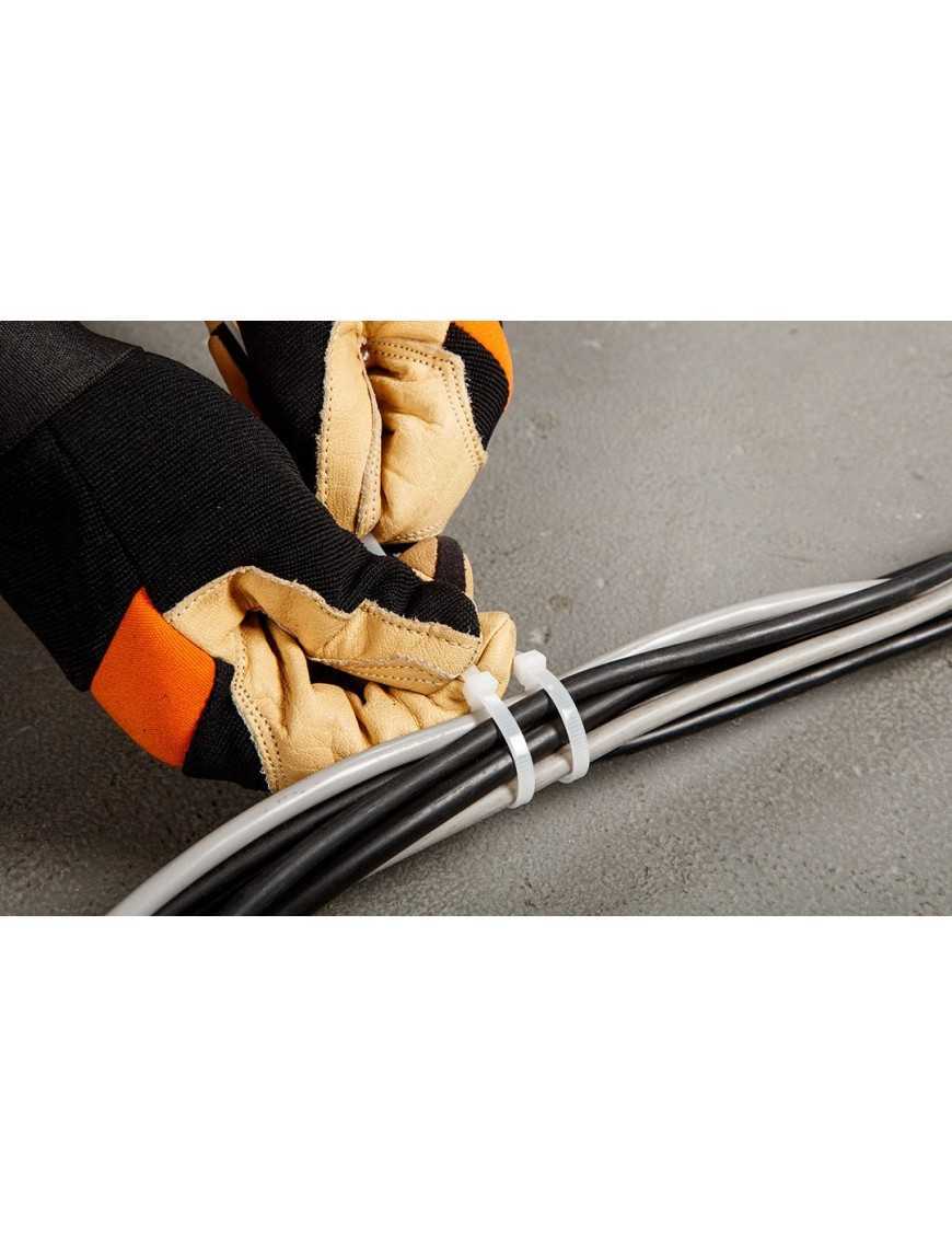 Cable Ties 4.8 x 300 mm, 75 pcs., White 44E979 Cable Ties 4.8 x 300 mm, 75 pcs., White 44E979