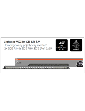 Lightbar VX750-CB SR SM Ledbar Osram Panel

Translated: Lightbar VX750-CB SR SM Ledbar Osram Panel