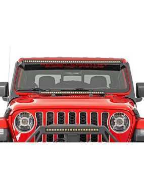 Listwa LED 50" white DRL z mocowaniem nad przednią szybę Rough Country Black Series