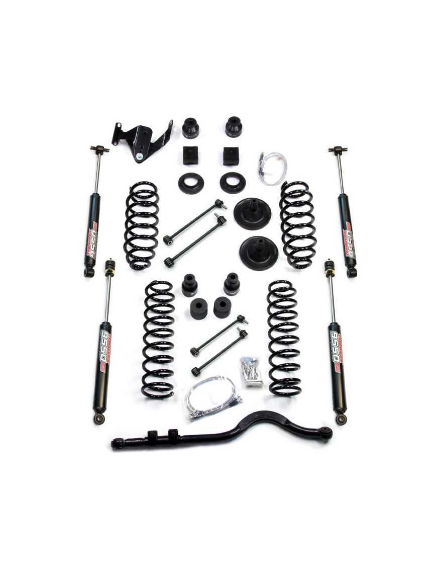 Suspension kit with VSS 9550 Twin-Tube shocks TeraFlex Lift 4" Suspension kit with VSS 9550 Twin-Tube shocks TeraFlex Lift 4"