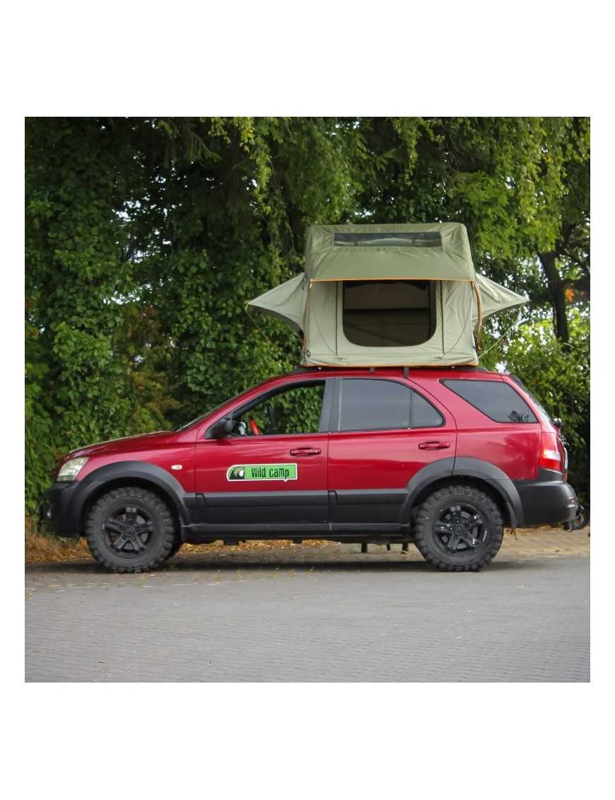 Roof Tent Wild Camp Hudson 160 GREEN - car-mounted