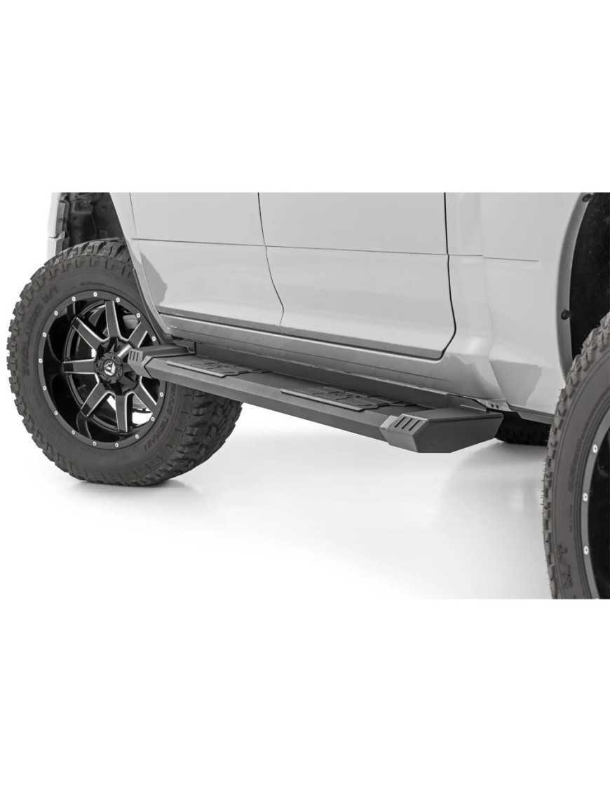 Progi, stopnie boczne Rough Country HD2 Crew Cab