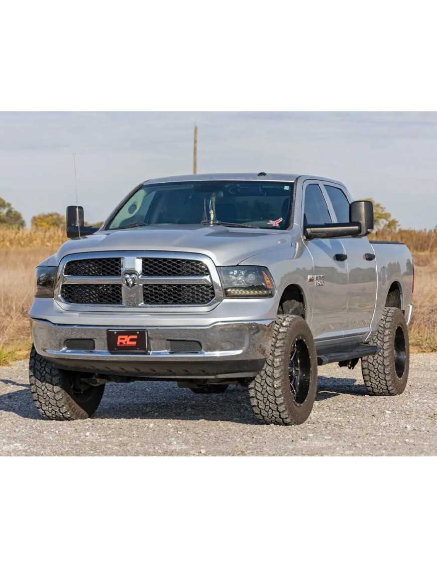 Progi, stopnie boczne Rough Country HD2 Crew Cab