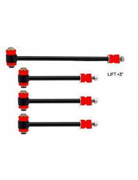 Komplet łączników stabilizatora wersja lift +3" Nissan Patrol Y61