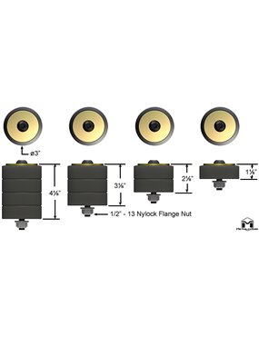Universal Adjustable Bump-Stop System (1" - 4")