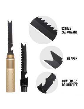 MACGYVER SAPERKA TAKTYCZNA 14 W 1  MULTITOOL 102277
