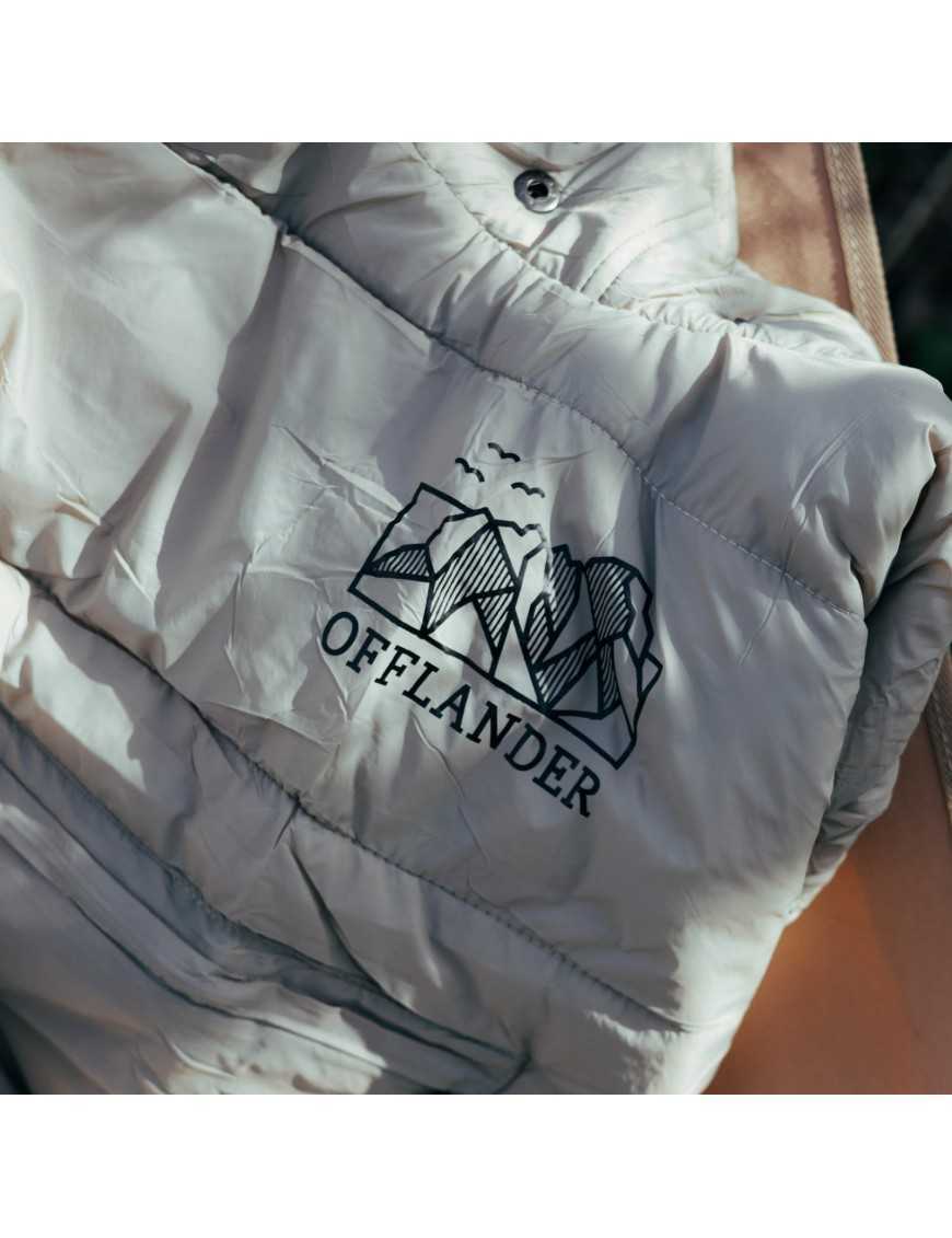 OFFLANDER PONCZO KEMPINGOWE OCIEPLANE WODOODPORNE KHAKI