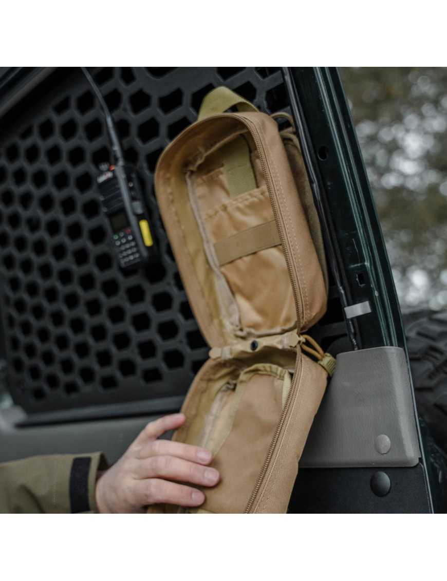 OFFLANDER SASZETKA TAKTYCZNA MOLLE Z RZEPEM APTECZKA KHAKI