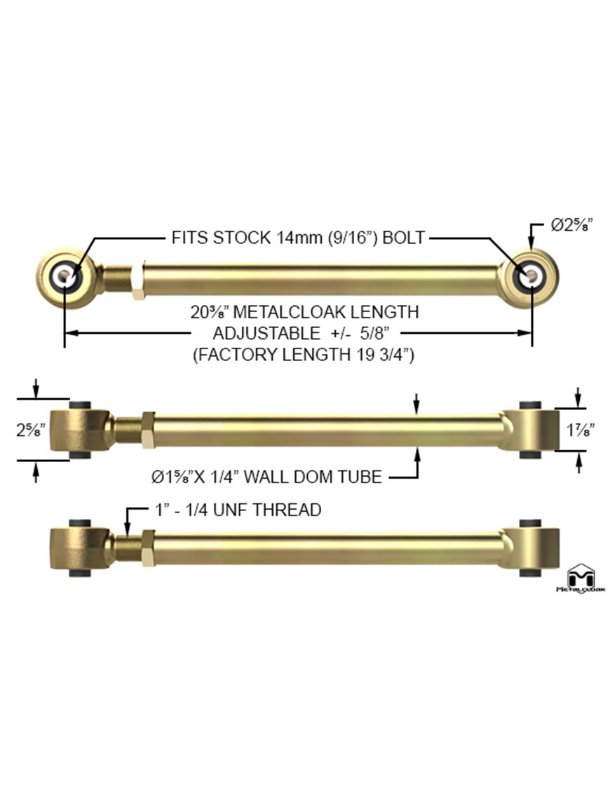 Duroflex Control Arms, JK/JL Wrangler, Upper Rear