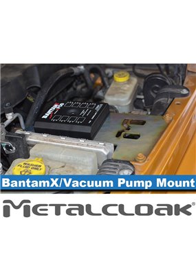 JK Wrangler sPod Bantam X or SourceLT Mount & Vacuum Pump Relocation Kit