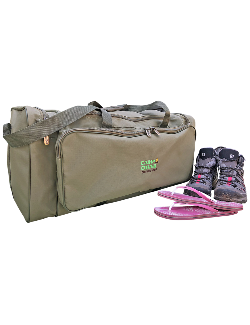 CAMP COVER CLOTHING BAG DELUXE 60L, KHAKI