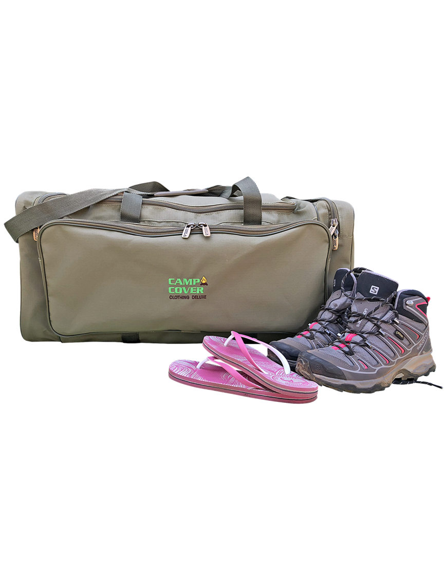 CAMP COVER CLOTHING BAG DELUXE 60L, KHAKI