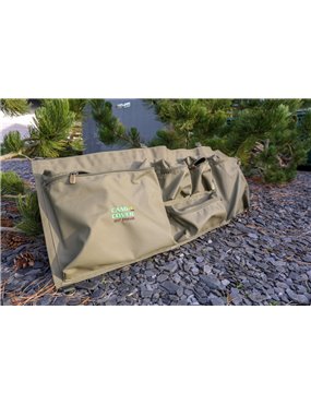 CAMP COVER SEAT STORAGE BAG DOUBLE, KHAKI