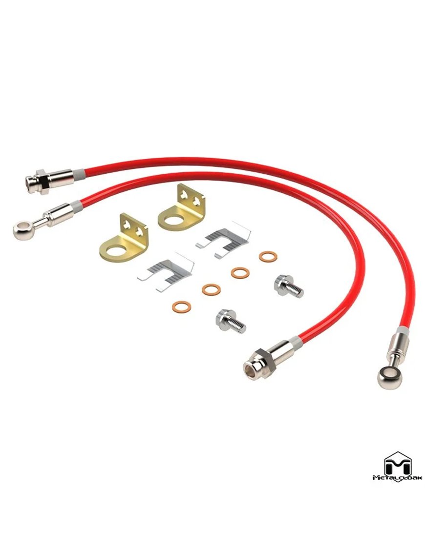 TJ/XJ Wrangler Replacement Brake Lines, Front 24" TJ/XJ Wrangler Replacement Brake Lines, Front 24"