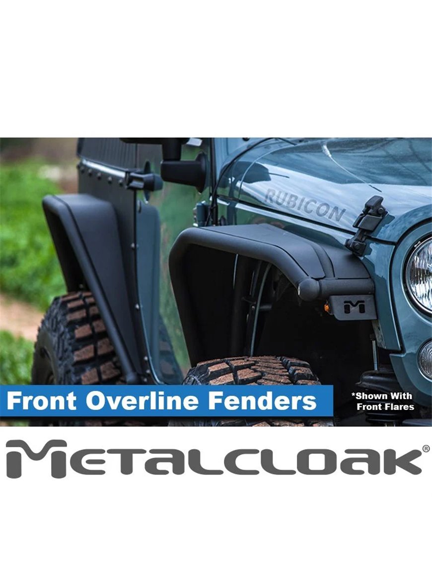 Overline Tube Fender, Pair, JK