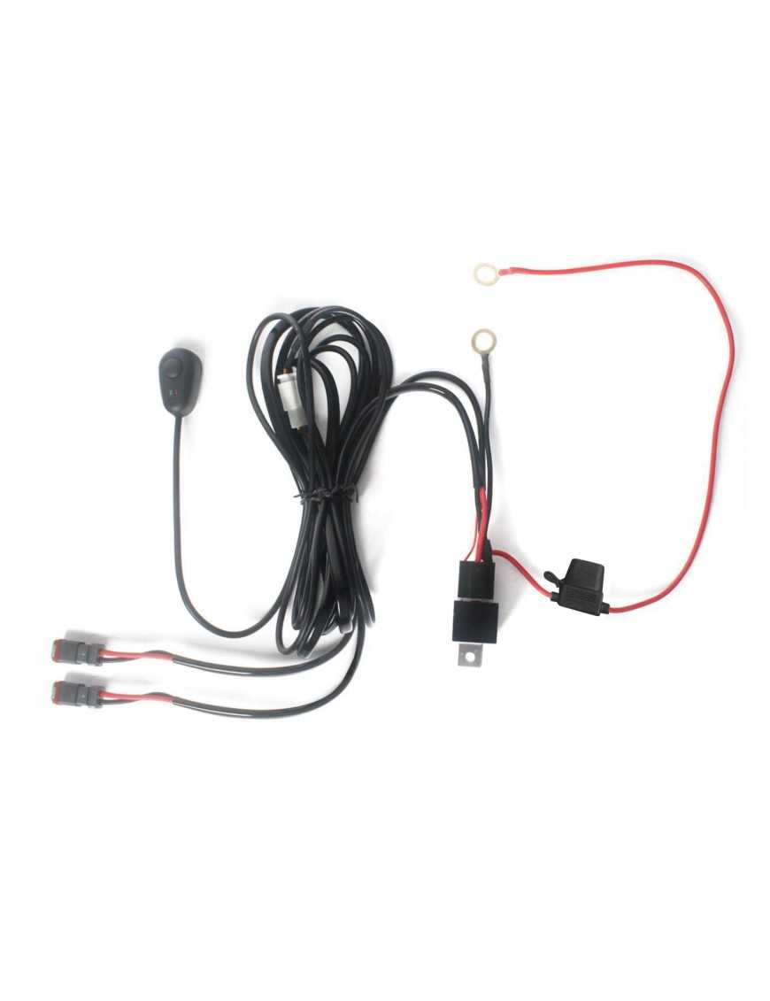Przewód do lamp roboczych 2x2,5m 12V max120W Przewód do lamp roboczych 2x2,5m 12V max120W