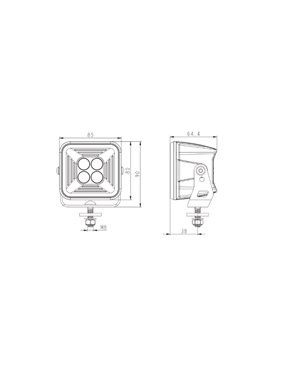 DARK KNIGHT FORTEX WORK LIGHT AMBER 809256