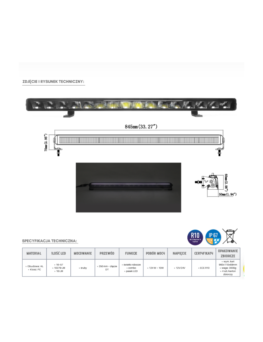 LED Panel 1657 LED strip  DT connector