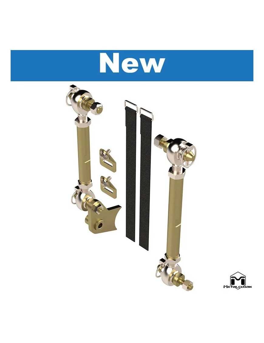 Front Disconnect Sway Bar Links Premium Metalcloak Jeep Wrangler JL 2024 Front Disconnect Sway Bar Links Premium Metalcloak Jeep Wrangler JL 2024