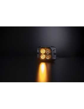STRANDS LIGHTHEAD 4 LED, DUO COLOR WHITE  AMBER,10-32V DC, IP67