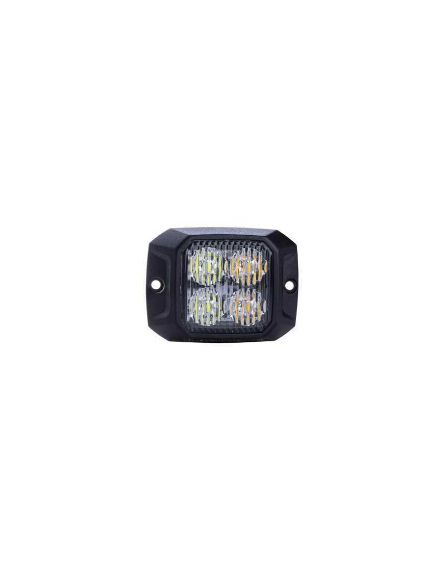 STRANDS LIGHTHEAD 4 LED, DUO COLOR WHITE  AMBER,10-32V DC, IP67