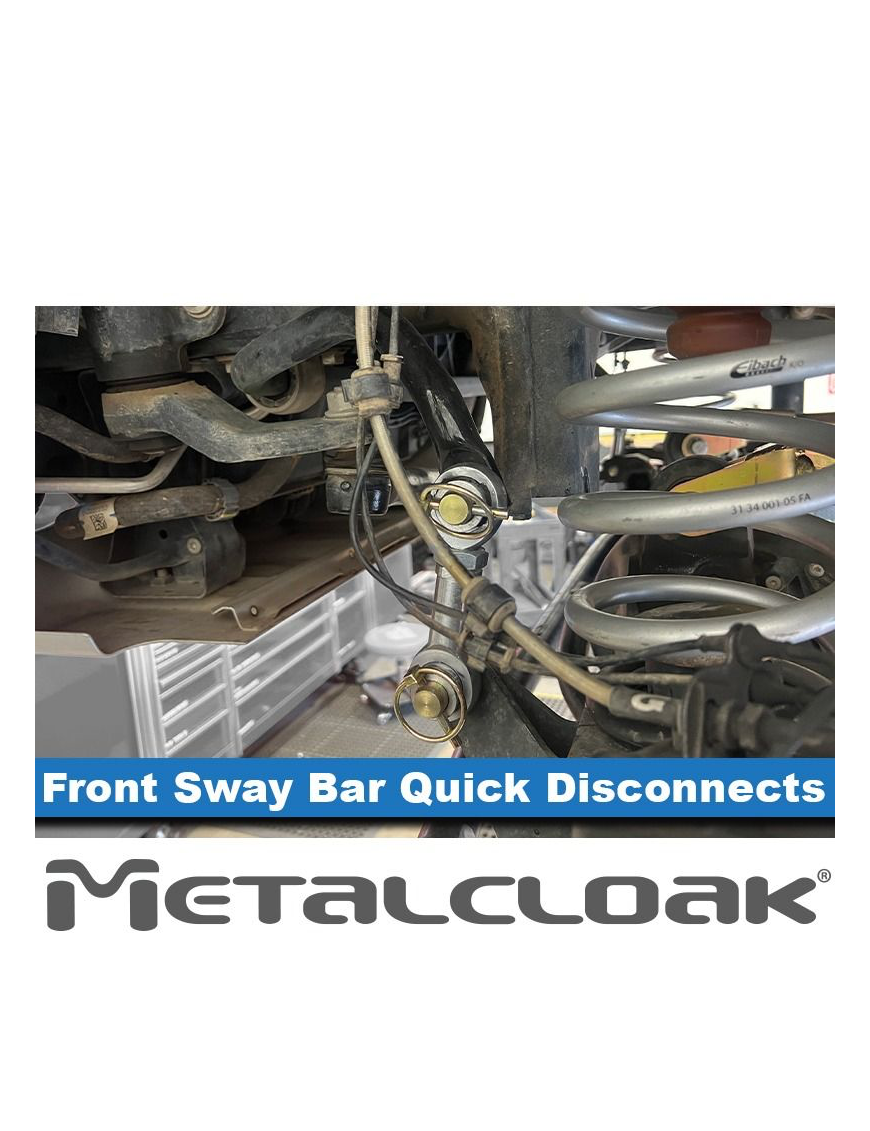INEOS Grenadier Premium Front Sway Bar Quick Disconnects