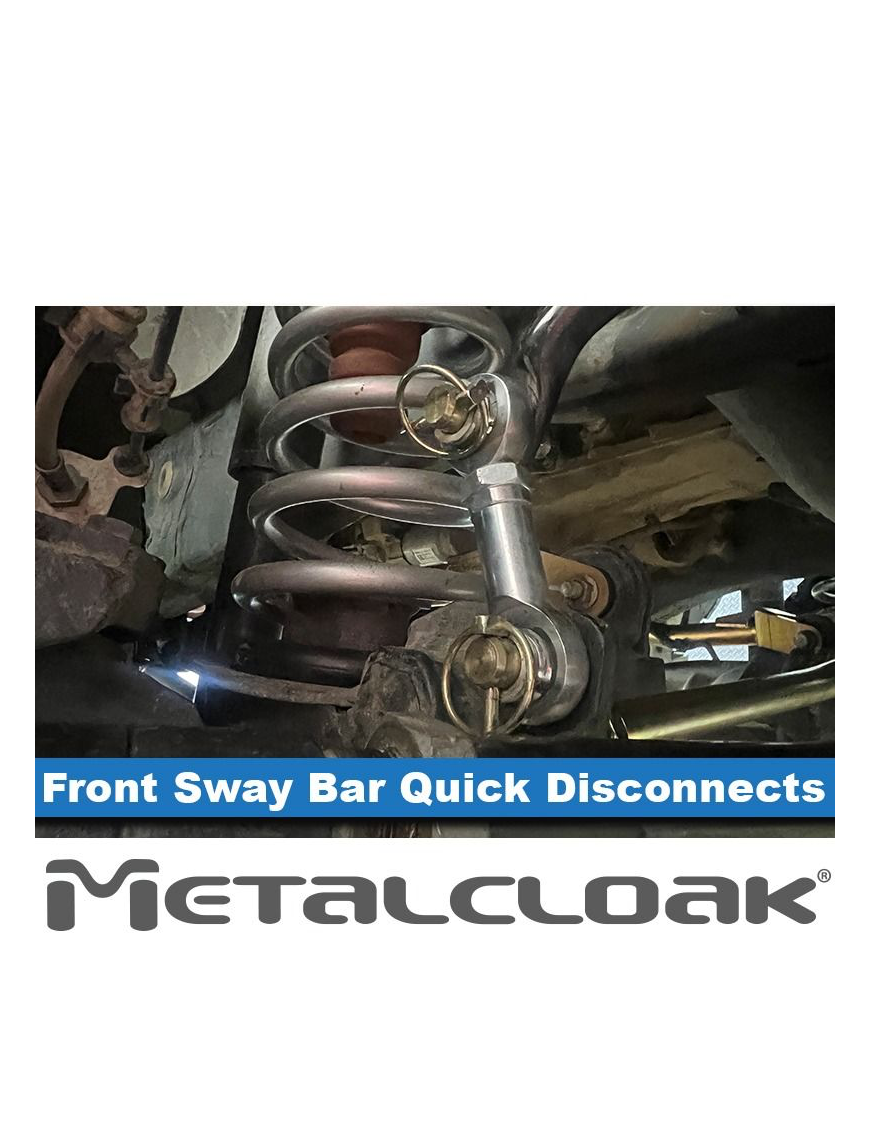 INEOS Grenadier Premium Front Sway Bar Quick Disconnects